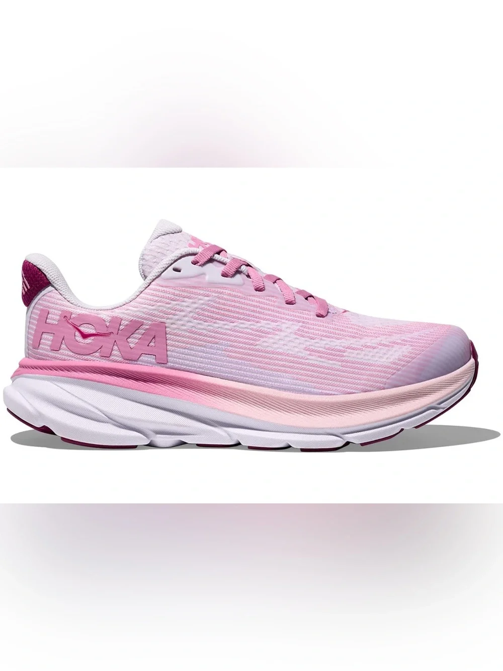 Hoka Clifton 9 Running Shoes Pink/Purple